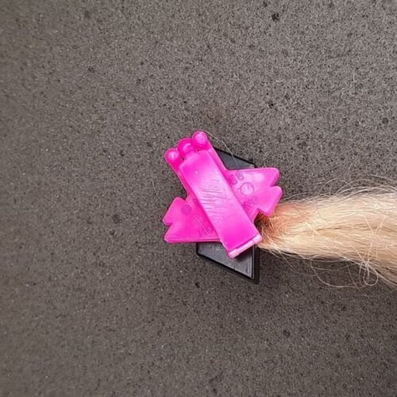 vtg 1988 Mattel Beach Blast Barbie #3249 Teresa Rectangle Hair Barrette Clip - Picture 3 of 5